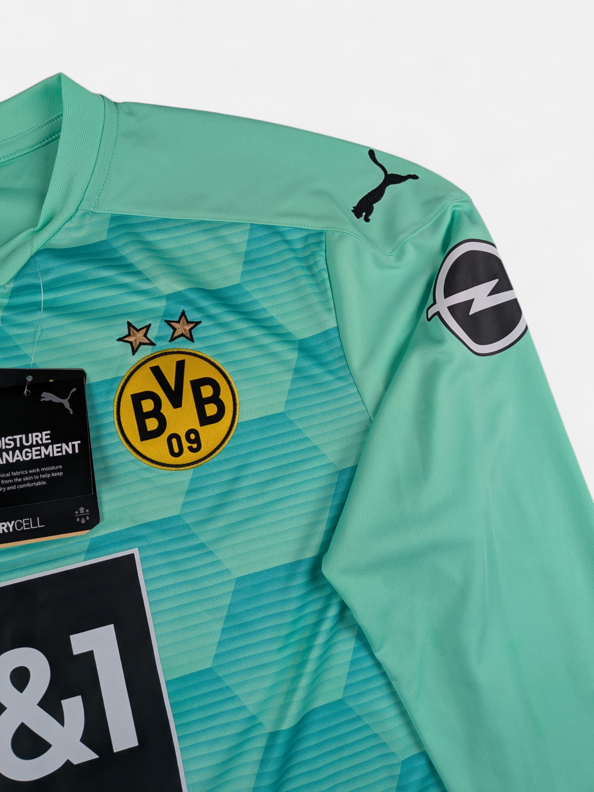 Puma Mens 2020-21 Dortmund GK Football Shirt / BNWT / Green / RRP £65