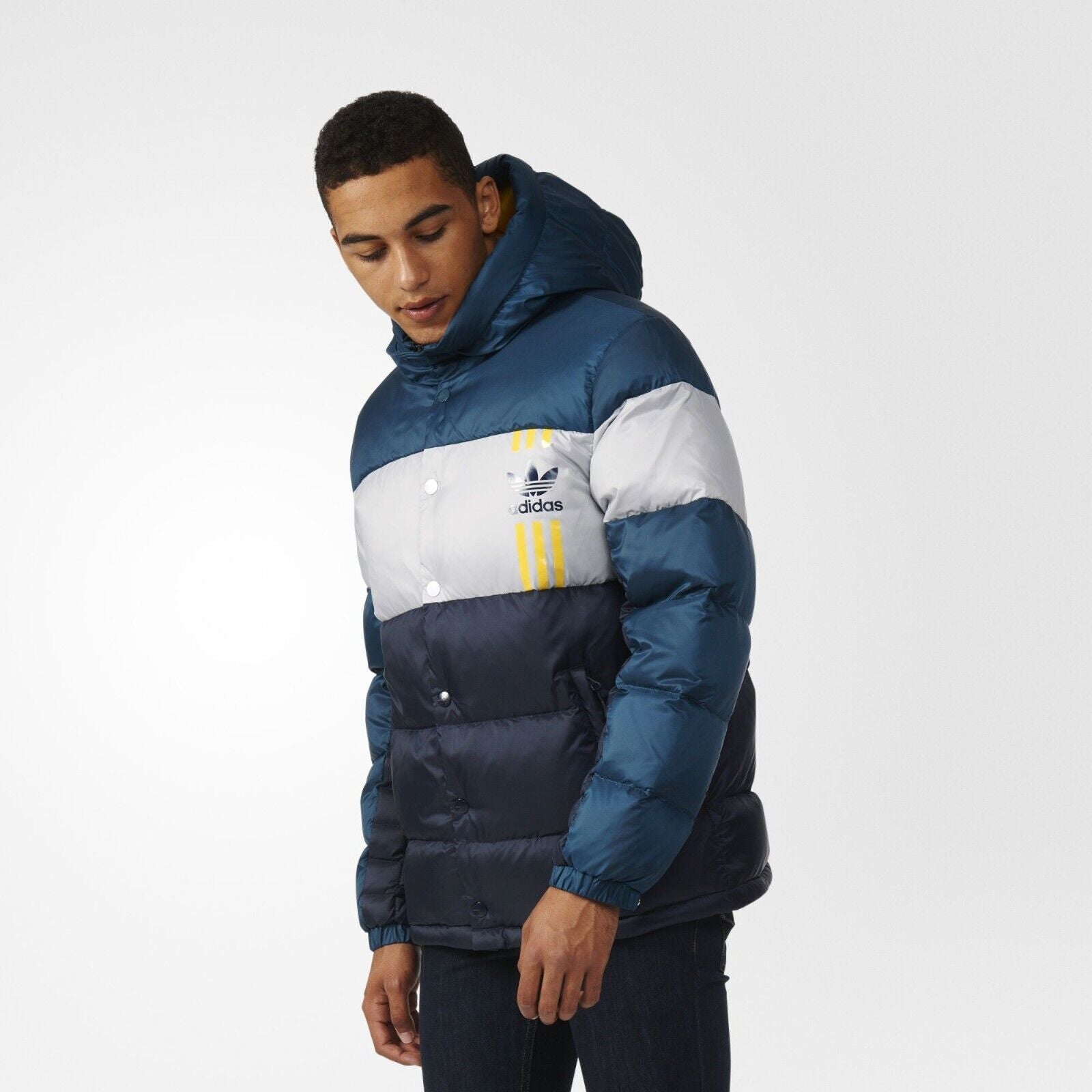 Adidas Originals Men's ID96 Puffer Winter Down Jacket / RRP £150 / Blue