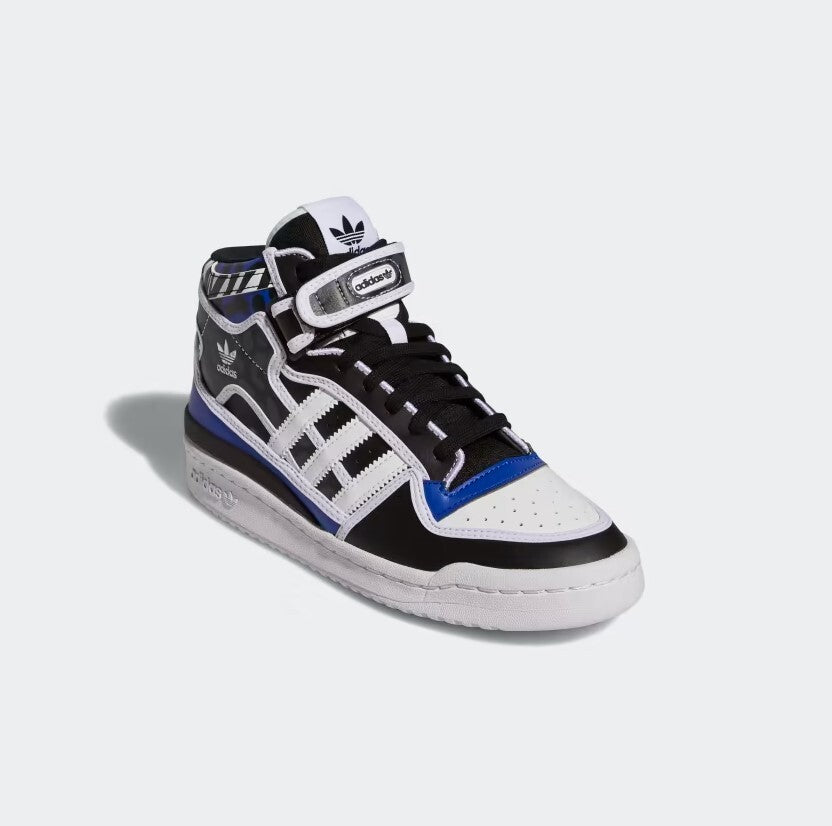 Adidas Womens Rich Mnisi Forum Mid Trainers / Blue White / RRP £85