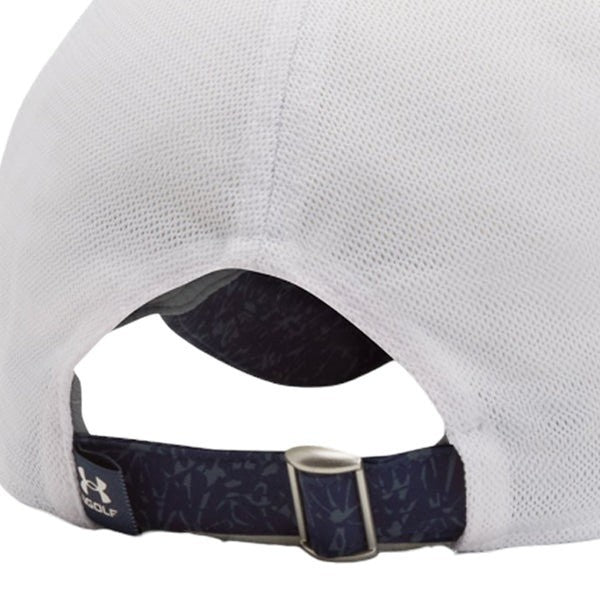 Under Armour Adults Isochill Driver Mesh Adjustable Cap / White Navy / RRP £30