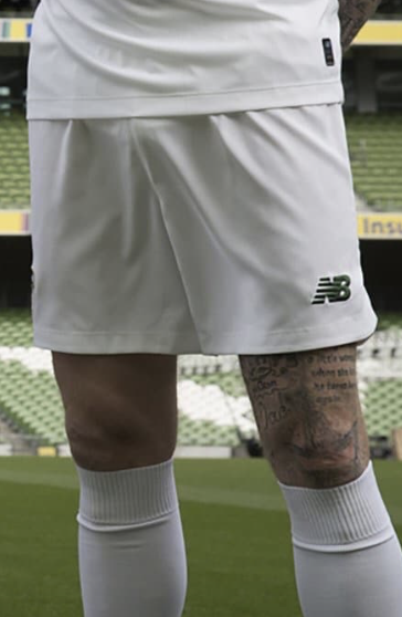 New Balance Republic of Ireland 2019-2020 Away White Football Shorts / RRP £30