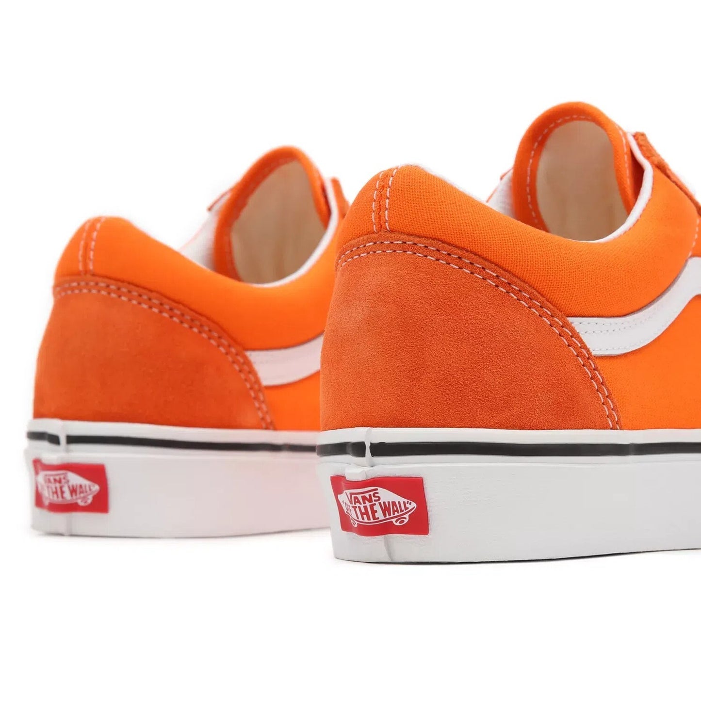 Vans Unisex Old Skool Trainers / Tiger Orange White / RRP £65