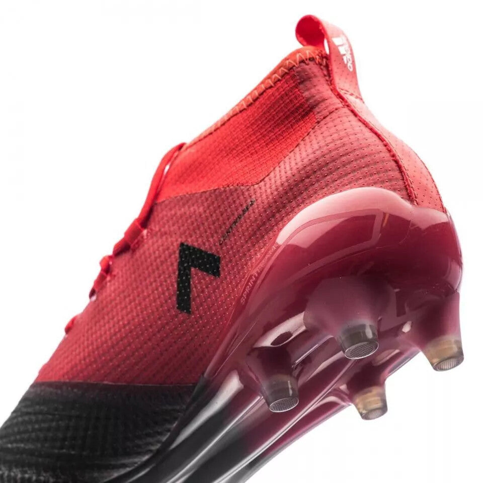 Adidas Mens ACE 17.1 Primeknit FG Football Boots / Red Black / RRP £200