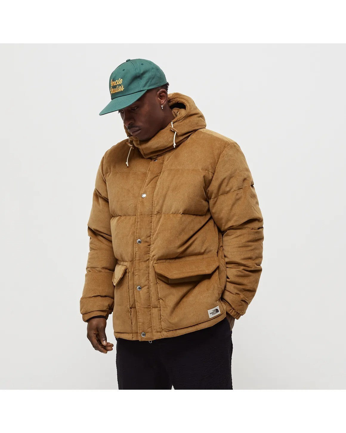 The North Face Mens Sierra Down Cord Parka / Utility Brown / RRP £350