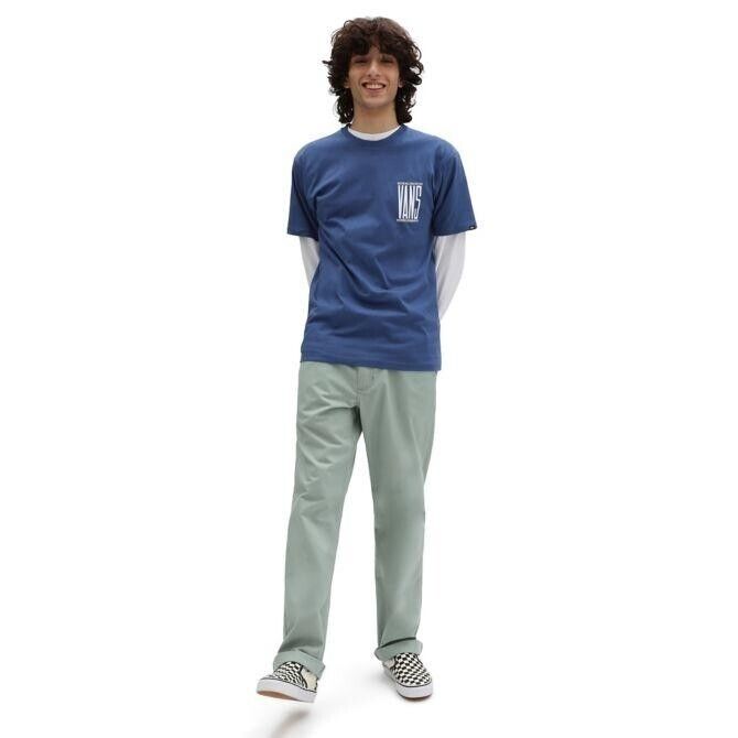 Vans Mens Type Stretch SS T-Shirt / True Navy / RRP £28