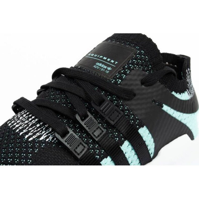 Adidas Women's EQT Support ADV Primeknit Trainers / Black Aqua White / RRP £120