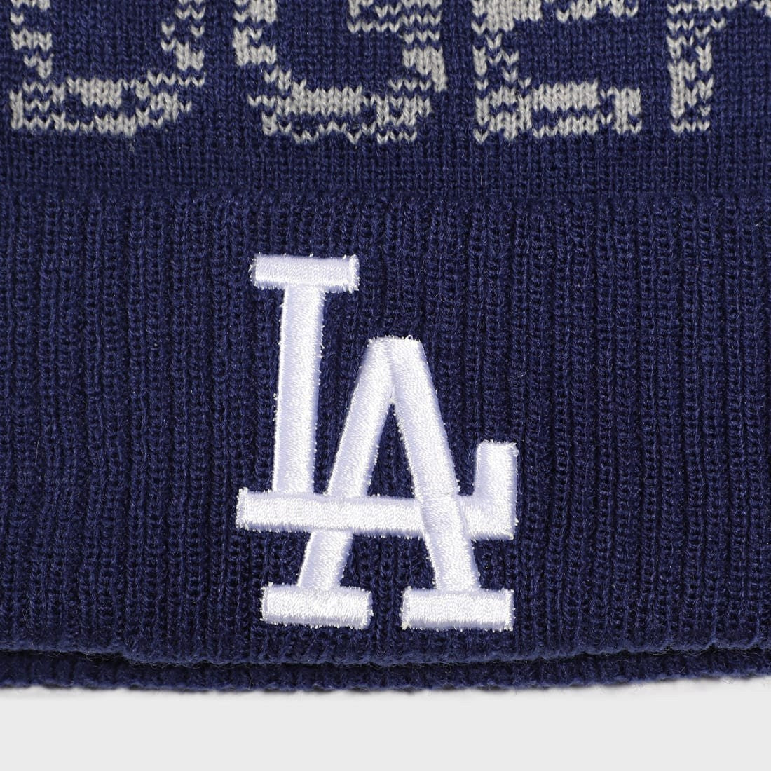 New Era Adult LA Dodgers MLB Sport Knit Hat / Blue Grey / RRP £26