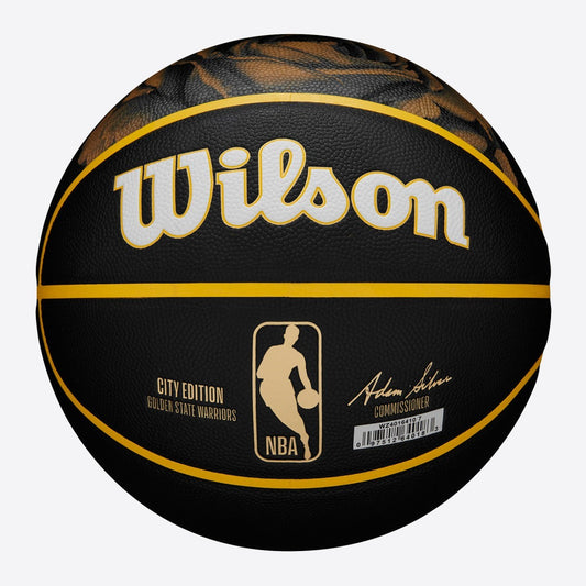 Wilson NBA Golden State Warriors City Collector Basketball / Black / RRP £110