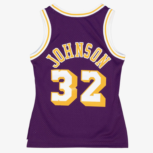 Mitchell & Ness LA Lakers Retro Basketball Vest /Magic Johnson/ Purple /RRP £95