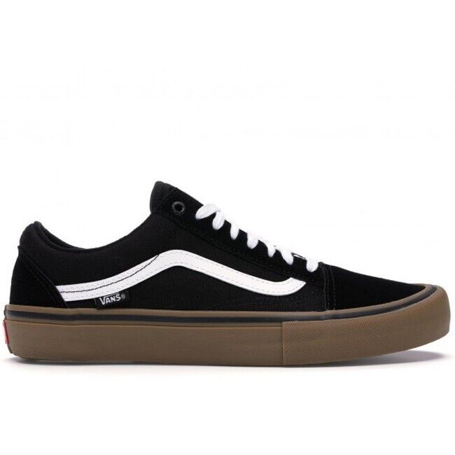 Vans Mens Old Skool Pro Black White Gum / RRP £60