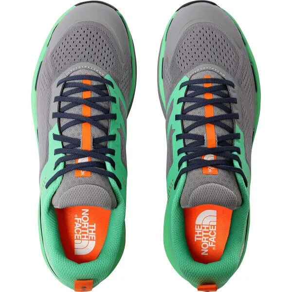 The North Face Men’s Vectiv Enduris– Meld Grey/Chlorophyll Green, Trail Shoes