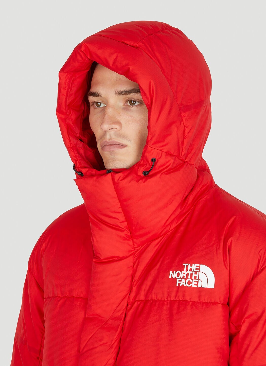 The North Face Mens RMST Himalayan Hooded Puffer Jacket / Red / RRP £630