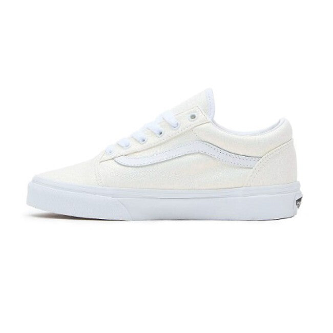 Vans Kids Glitter Old Skool Trainers / White / RRP £53
