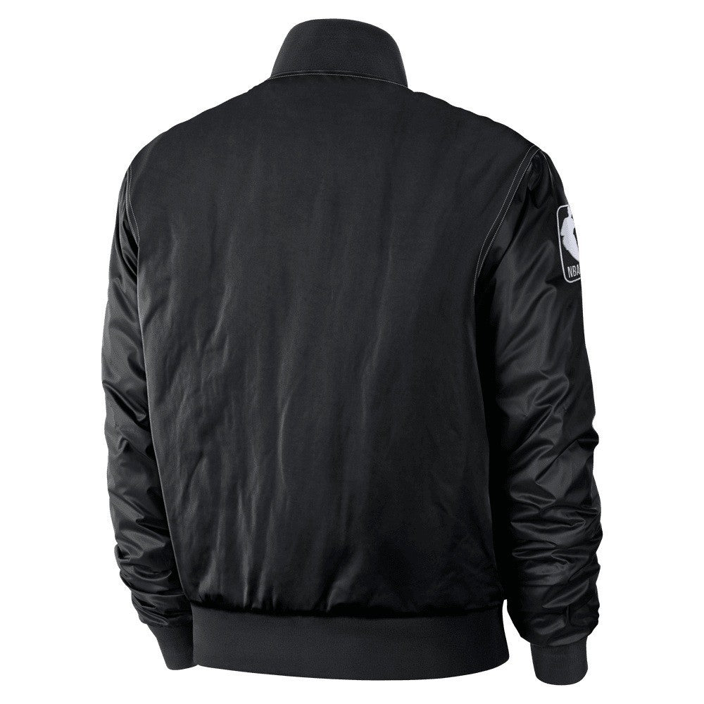 Nike Mens Team 31 Courtside Bomber Jacket / Black Green / RRP £125