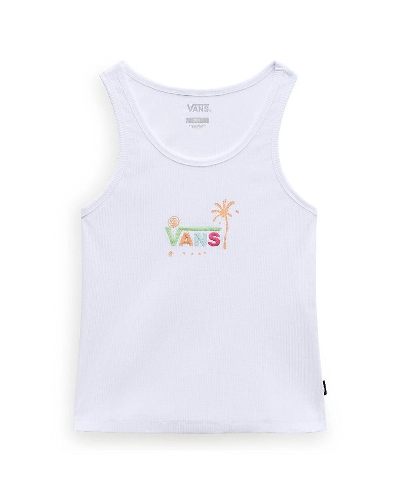 Vans Womens Beach Daze Tour Vest / White / RRP £25