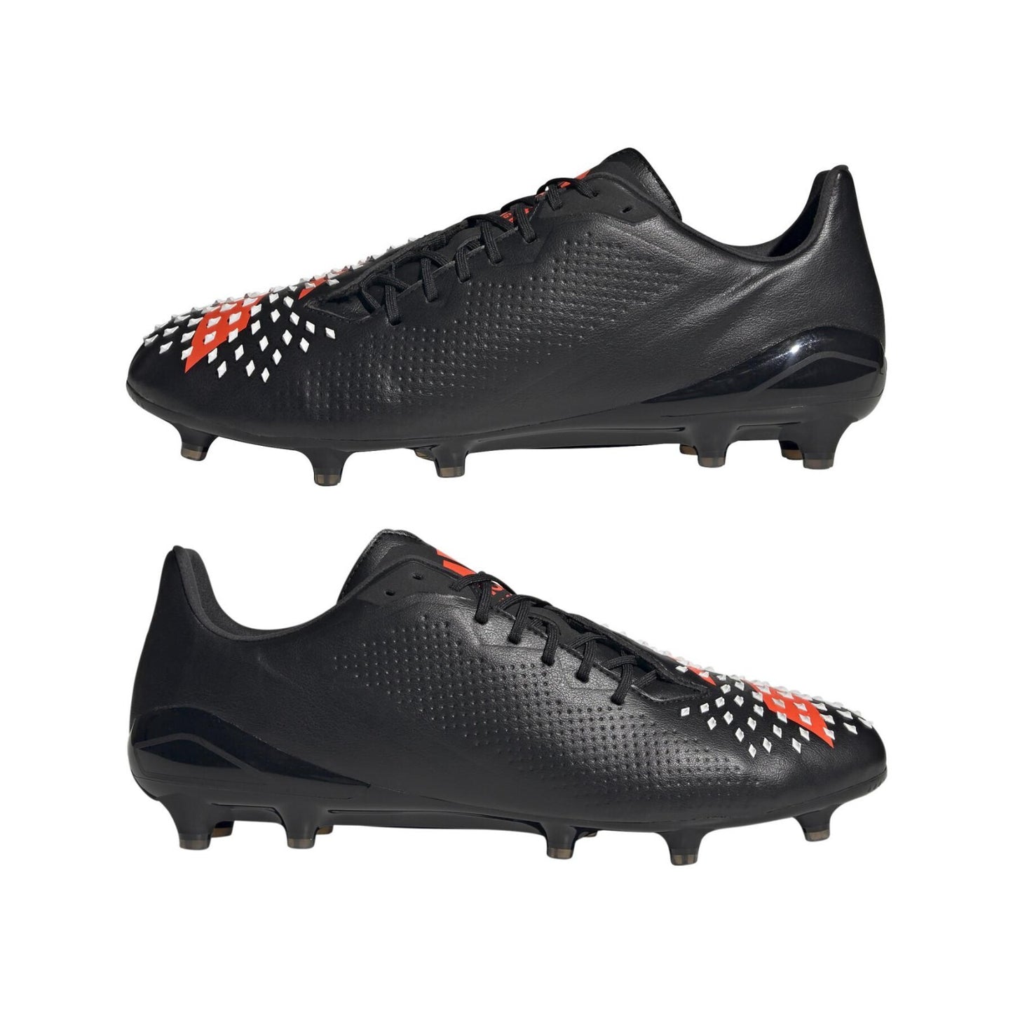 Adidas Mens Rugby Predator Malice FG Boots / Black Solar Red White / RRP £180