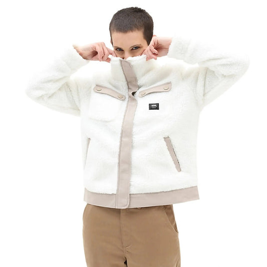 Vans Womens Cozy Sherpa Jacket / Cream / RRP £100