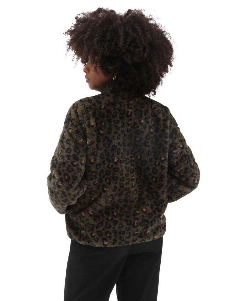 Vans Womens Forevermore Faux Fur Jacket / Leopard / RRP £110