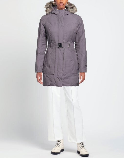 The North Face Womens Brooklyn Parka Coat / Grey Purple / RRP £325