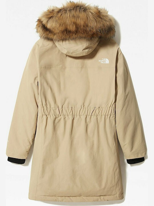 The North Face Women Arctic Parka Jacket Coat / Hawthorne Khaki / RRP £395