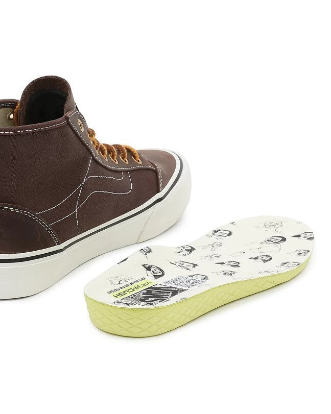 Vans Mens Destruct Mid VR3 Trainers / Harry Bryant Brown / RRP £105