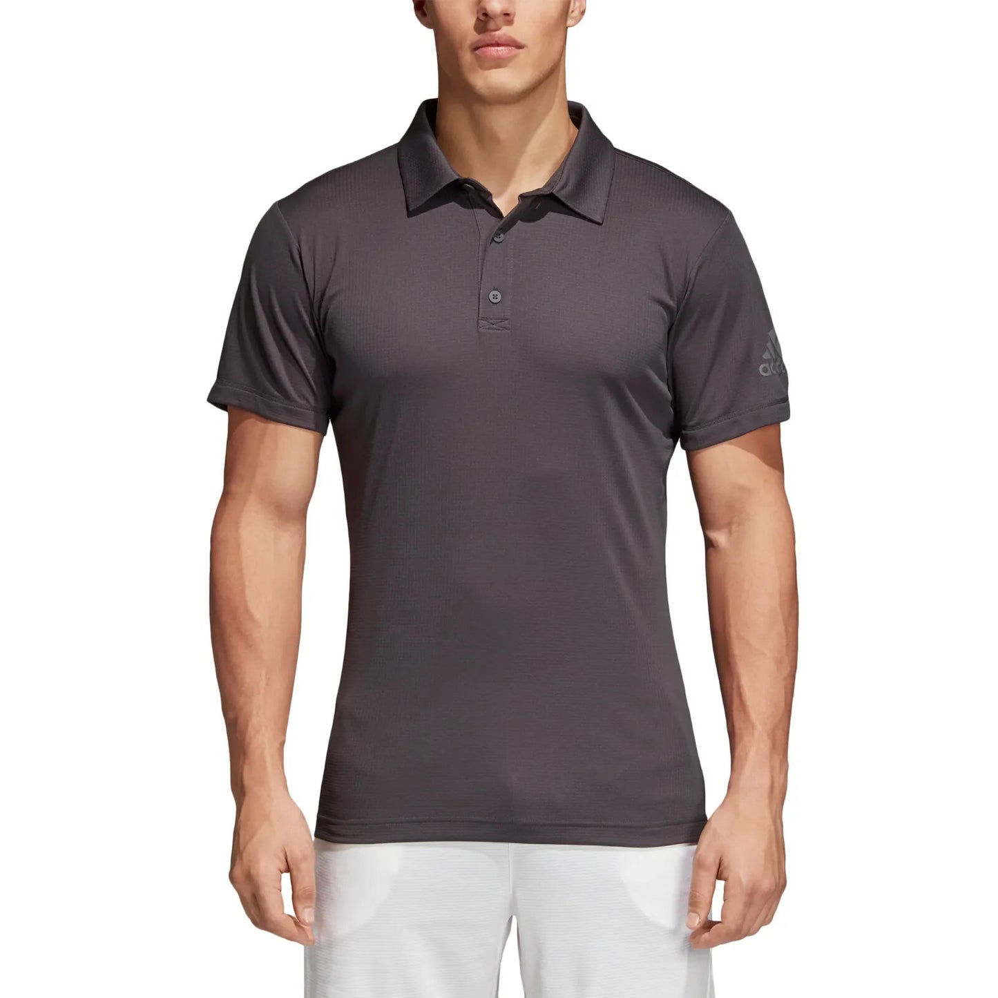 Adidas Mens Climachill Golf Tennis Polo / Carbon Black / Athletic Fit / RRP £45