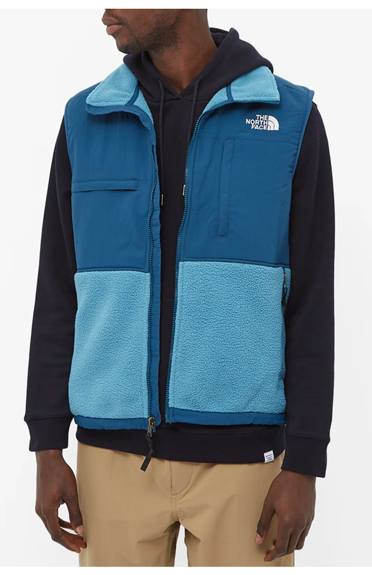 The North Face Mens Denali Vest / BNWT / Storm Blue / RRP £115