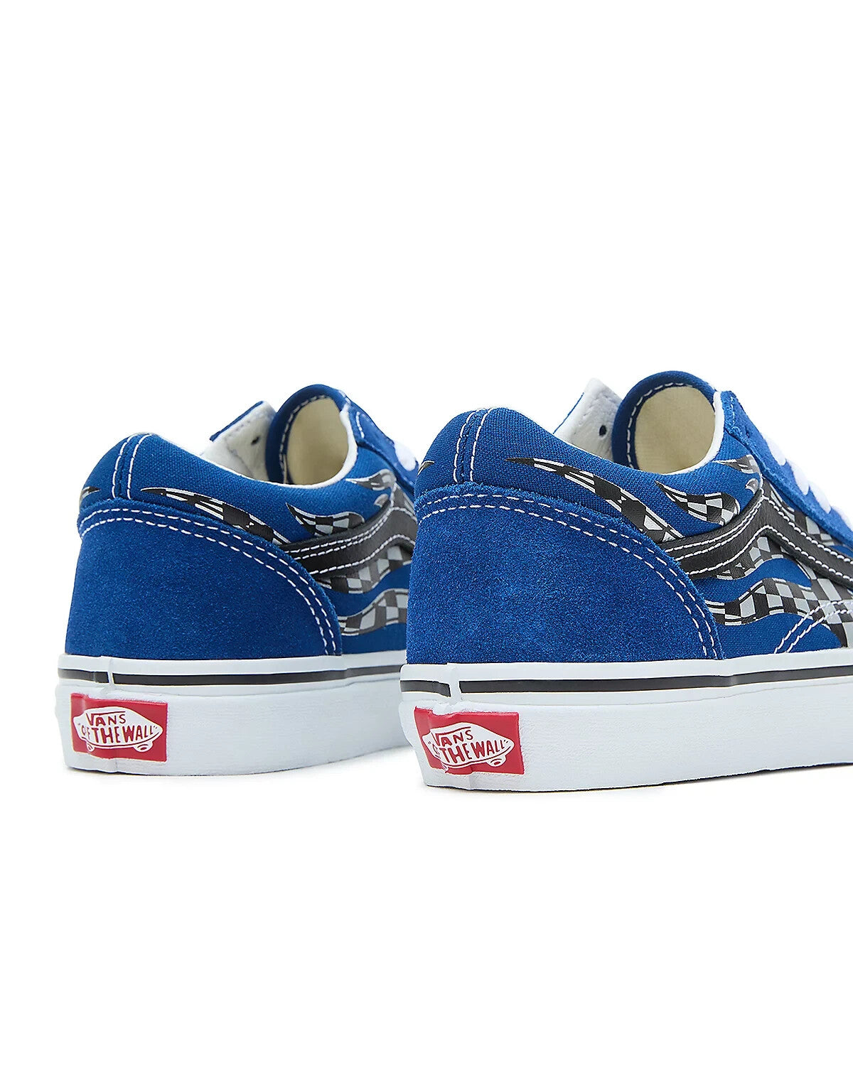 Vans Junior Old Skool Trainers / Blue Reflective Checker / RRP £50