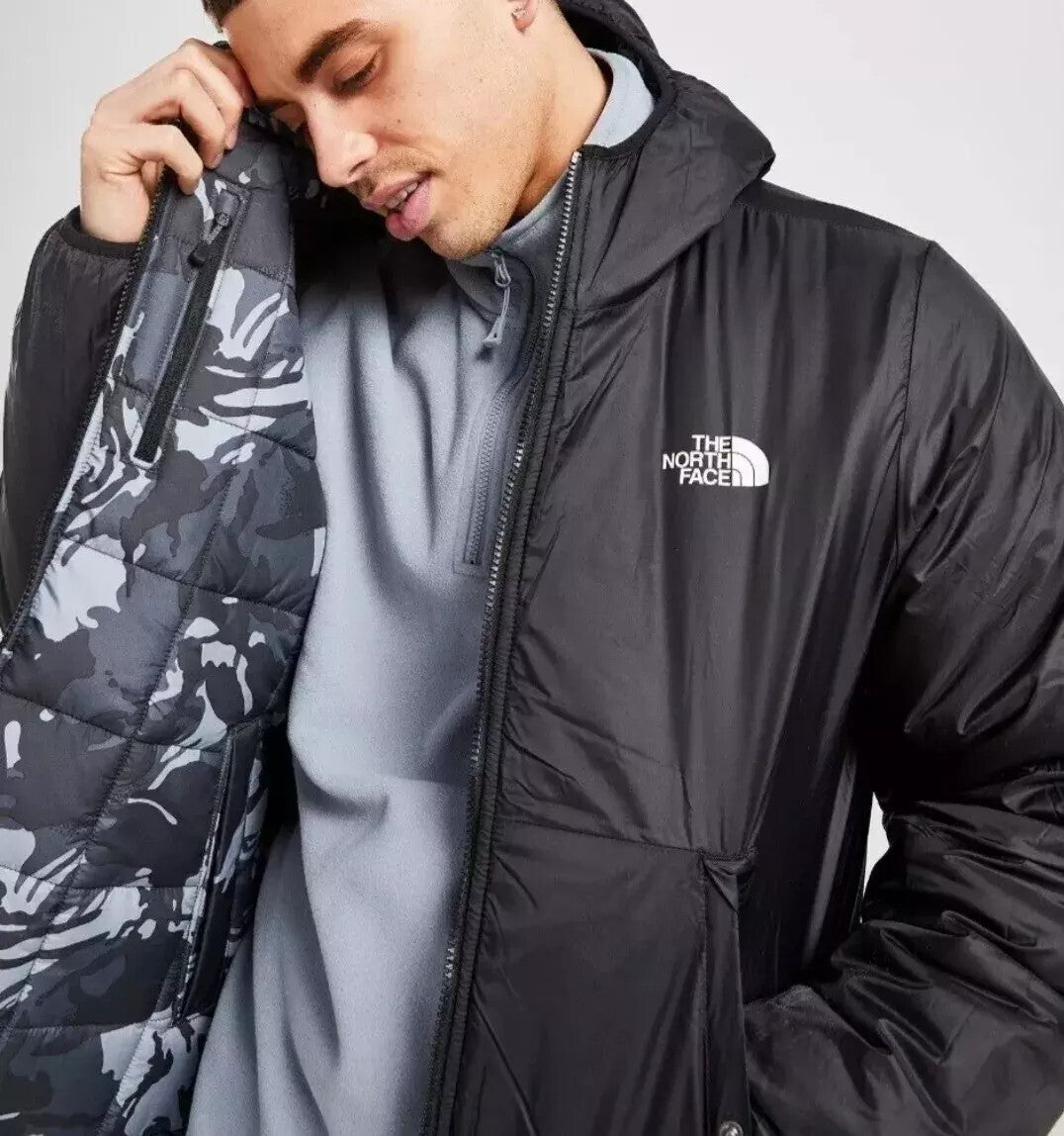 The North Face Mens Khotan Reversible Jacket / Grey Camo Print / RRP £200