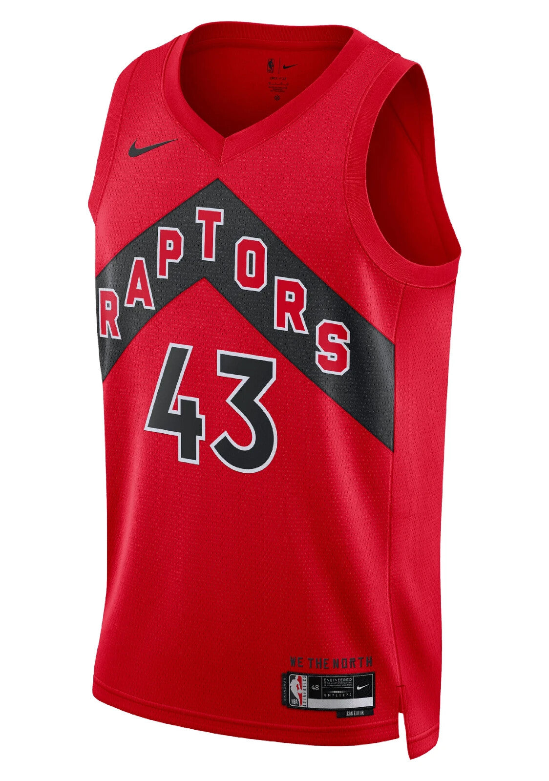 Nike Mens NBA Toronto Raptors Basketball Vest / Siakam 43 / RRP £95