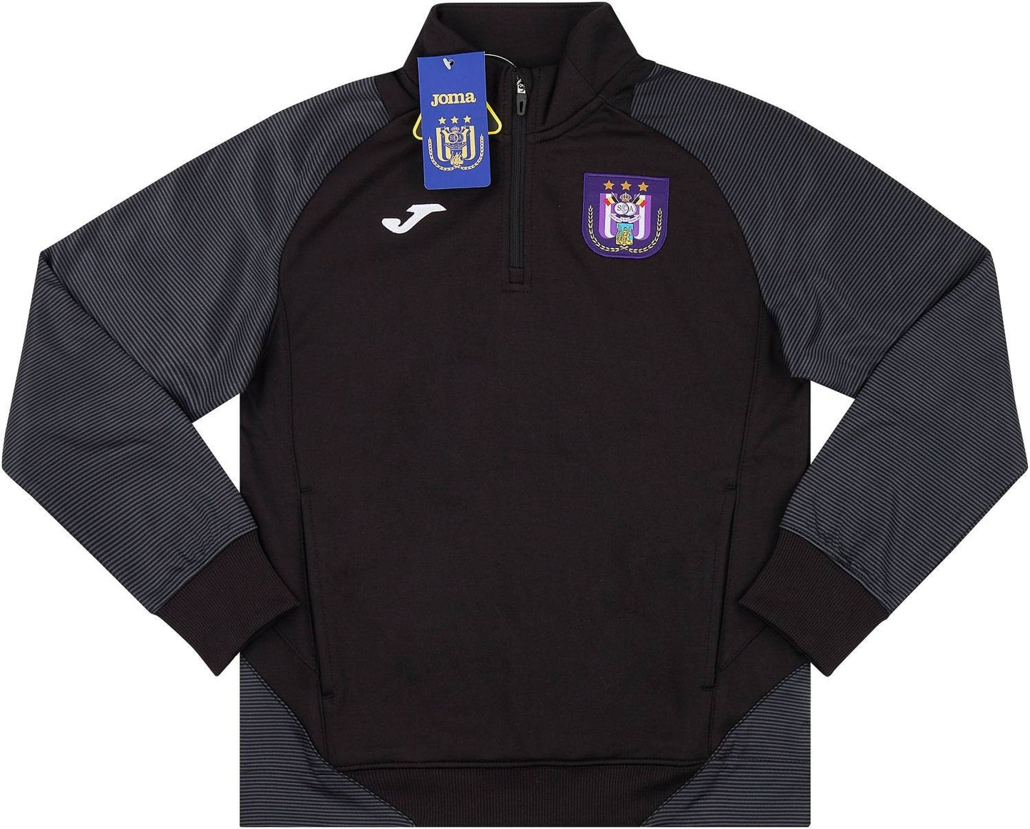 Joma Mens 2019-20 Anderlecht Joma 1/2 Zip Training Top / Black / RRP £59.99