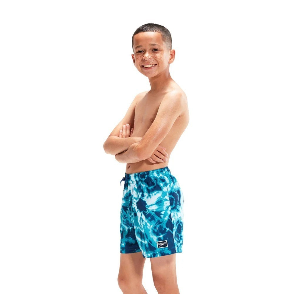 Speedo Boys Printed Swim Shorts / Blue / RRP £20