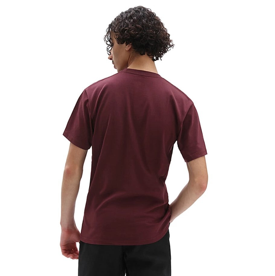 Vans Mens Classic T-Shirt / Port Red White / RRP £25
