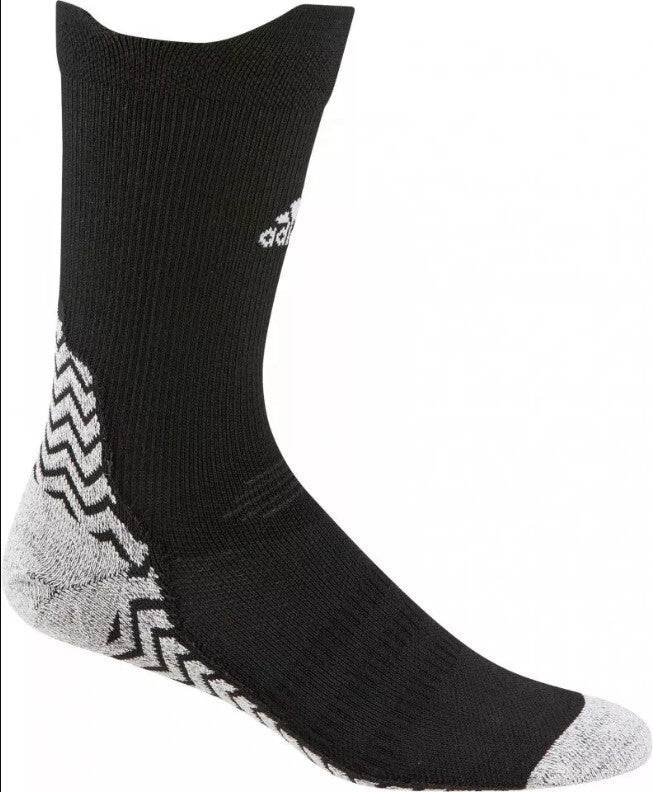 Adidas Mens Football Grip Lightweight Crew Socks / Black / RRP £16