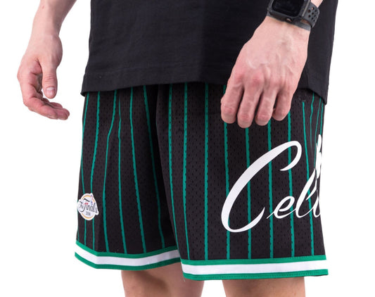 Mitchell & Ness Boston Celtic City Collection Mesh Shorts /Black Green/ RRP £75