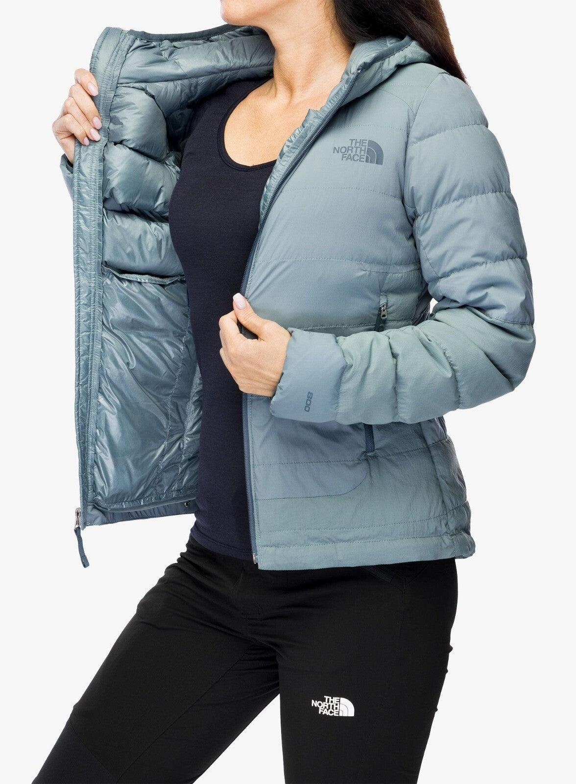 The North Face Womens Castleview 5050 Down Puffer Jacket/Goblin Blue/RRP £315