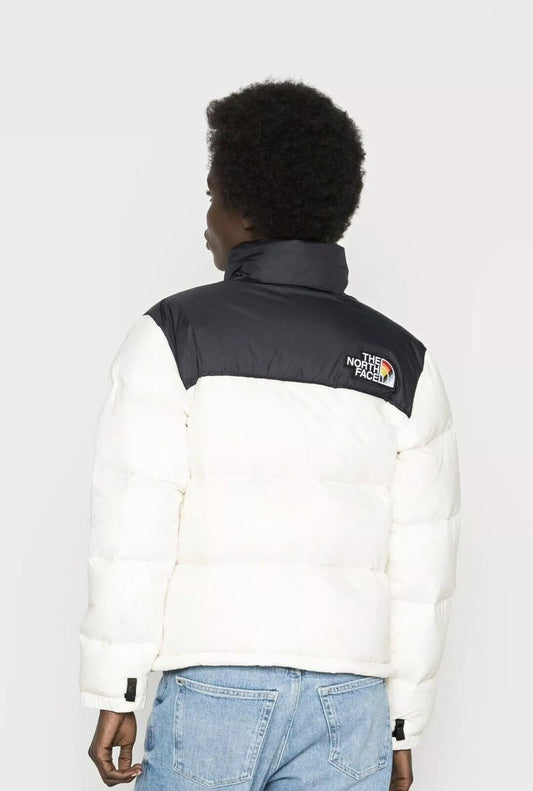 The North Face Womens Nuptse Pride Jacket / Gardenia White / RRP £270