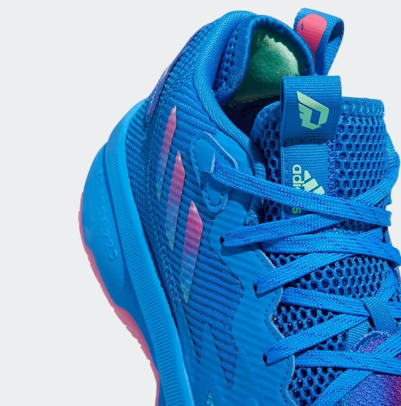 Adidas Unisex Dame 8 Battle Of The Bubble Basketball Trainers / Blue / RRP £100