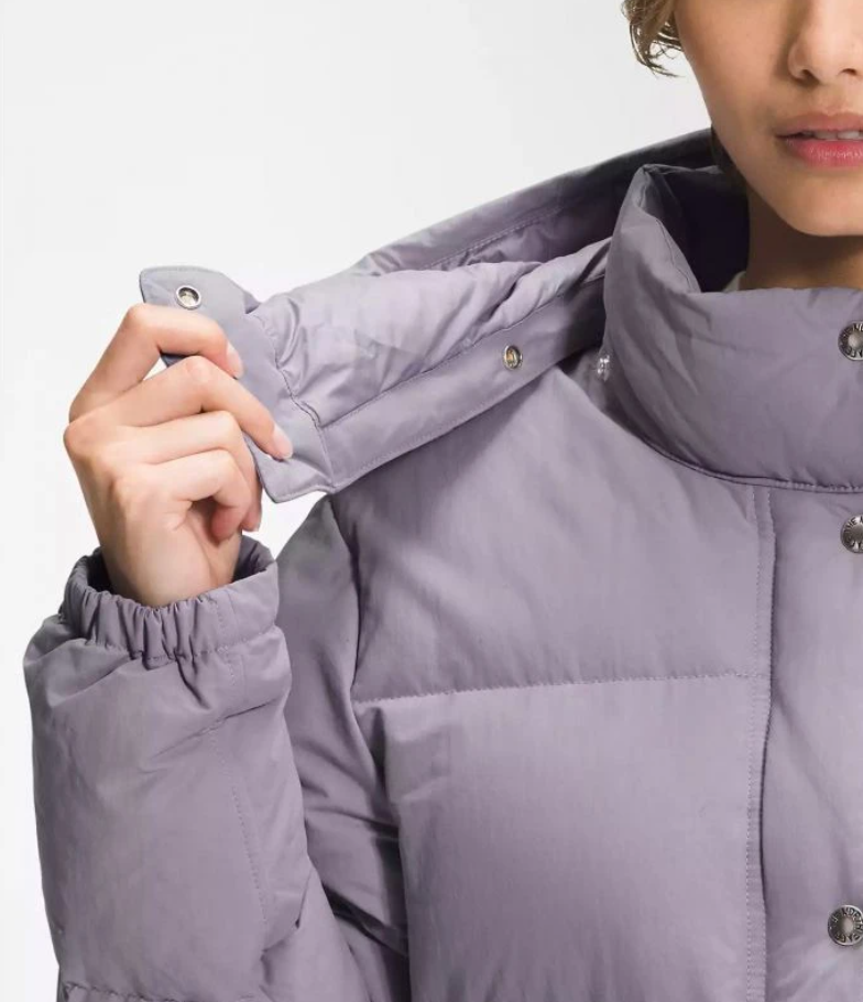 The North Face Women's Sierra Long Down Puffer Parka / Minimal Grey / RRP £400