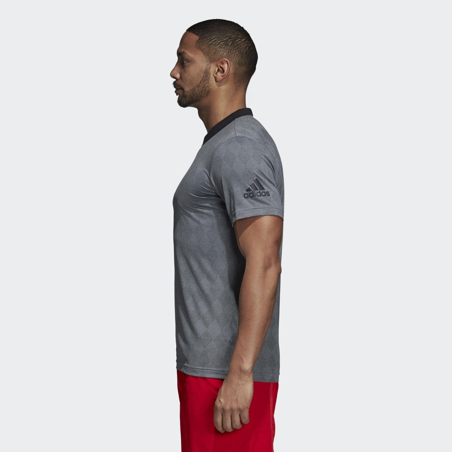 Adidas Men's Barricade Tennis Golf Polo Shirt / Grey / RRP £60