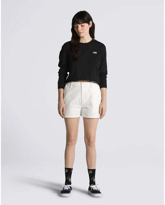 Vans Womens Ground Work Shorts / Marshmallow / RRP £50