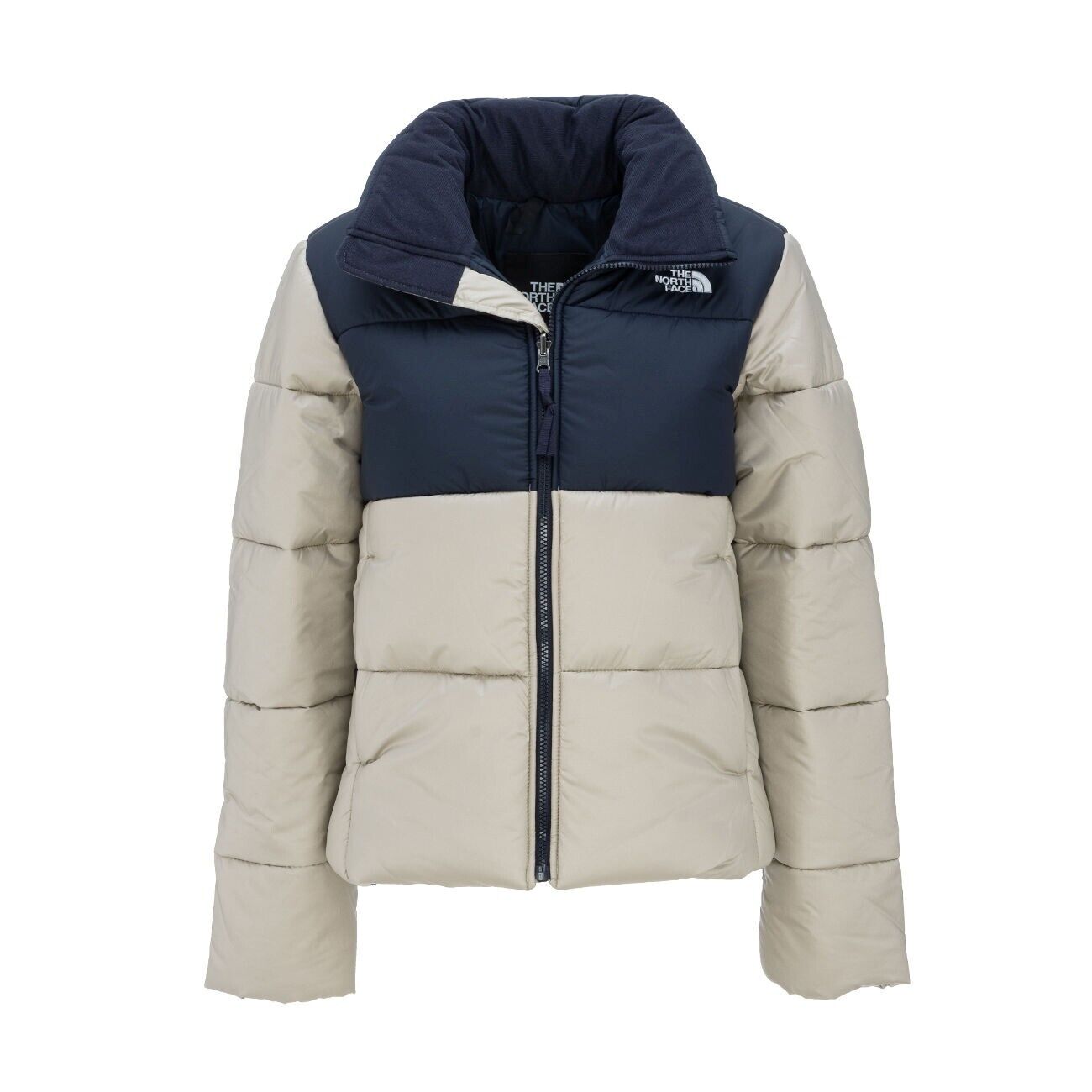 The North Face Womens Saikuru Puffer Jacket / Beige Navy / RRP £200