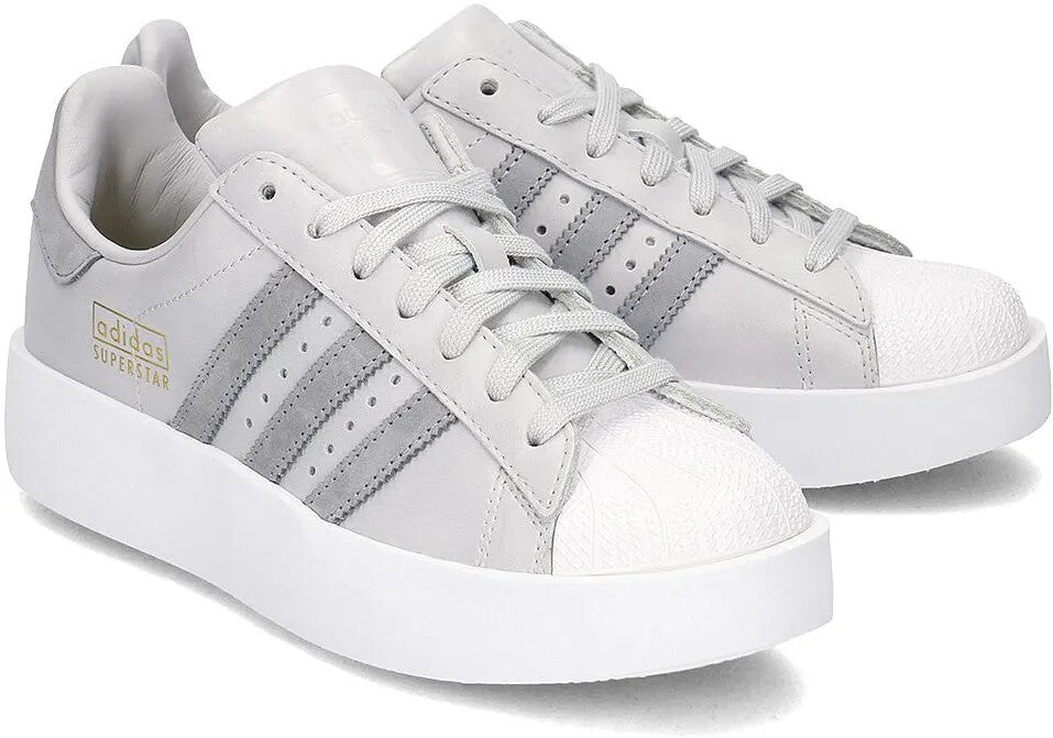 Adidas Women’s Superstar Bold Trainers / Grey White / RRP £85