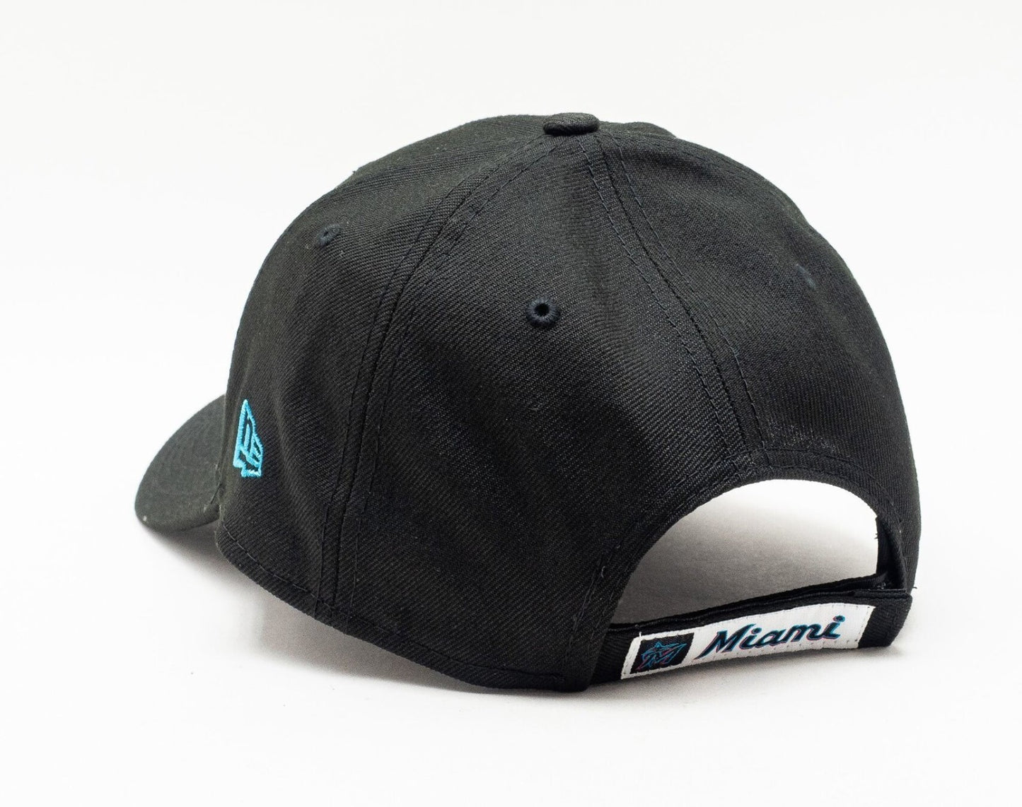New Era Adult Miami Marlins 9FORTY Strapback Cap / Black / RRP £24
