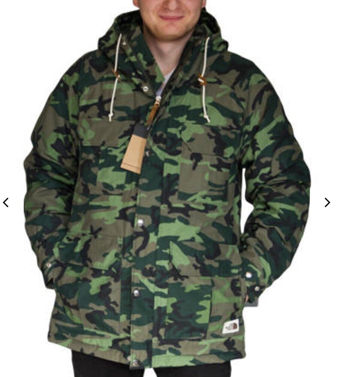 THE NORTH FACE MENS THERMOBALL DRYVENT MOUNTAIN PARKA / CAMO / M / BNWT RRP £350