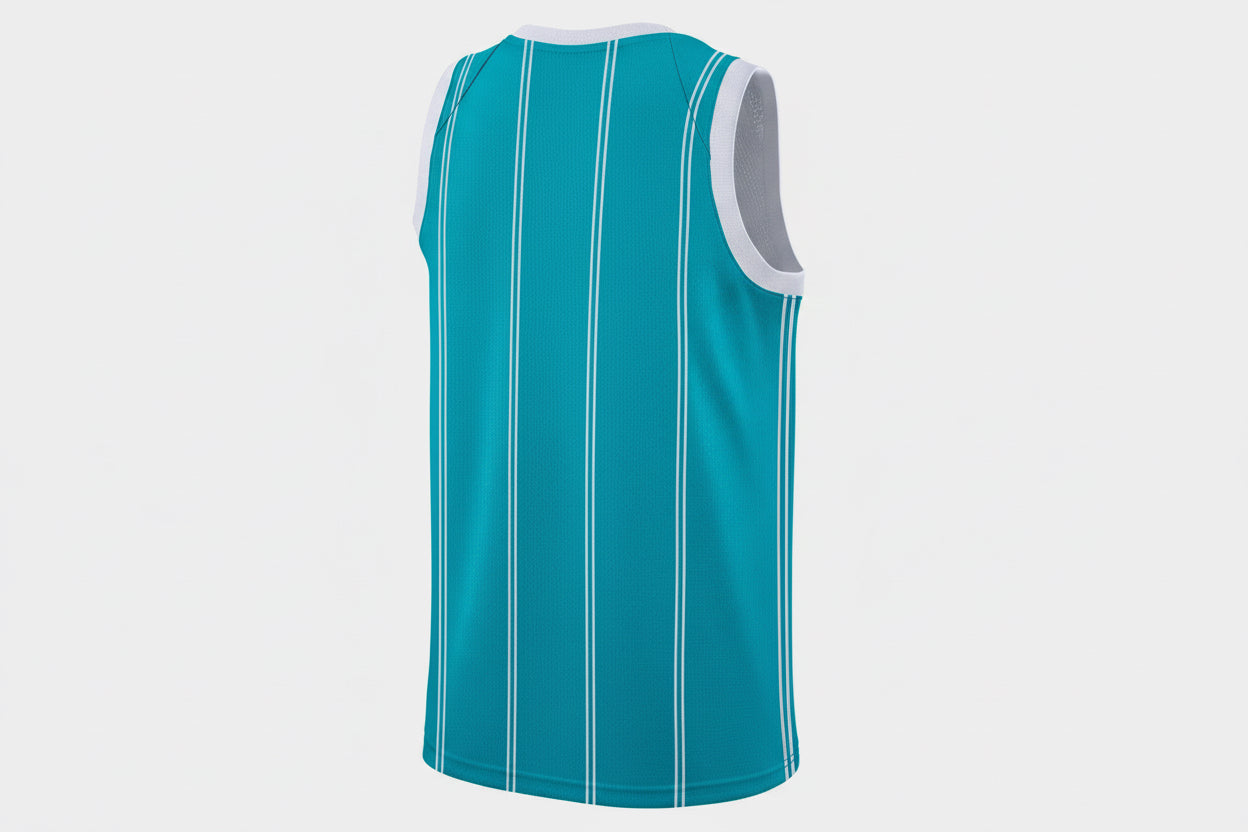 Nike Jordan Mens Charlotte Hornets Basketball Vest Jersey / Teal / RRP £90