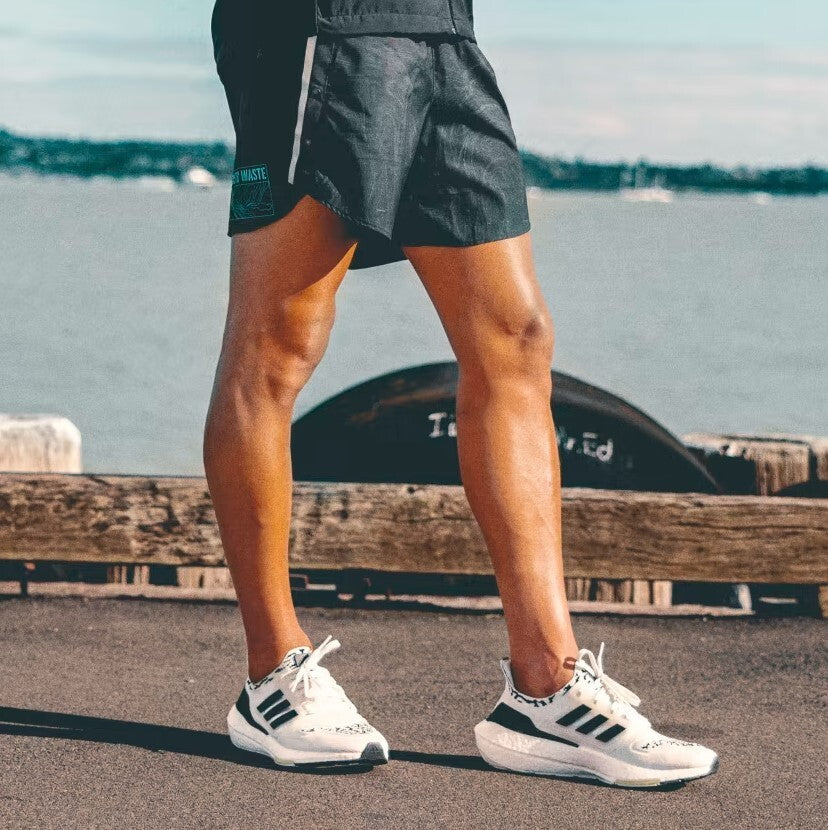 Adidas Mens Designed For Running Shorts / For The Ocean / Black / RRP £43