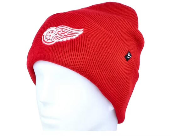 Detroit Redwings Winter Beanie Hat / NHL / Red / RRP £25