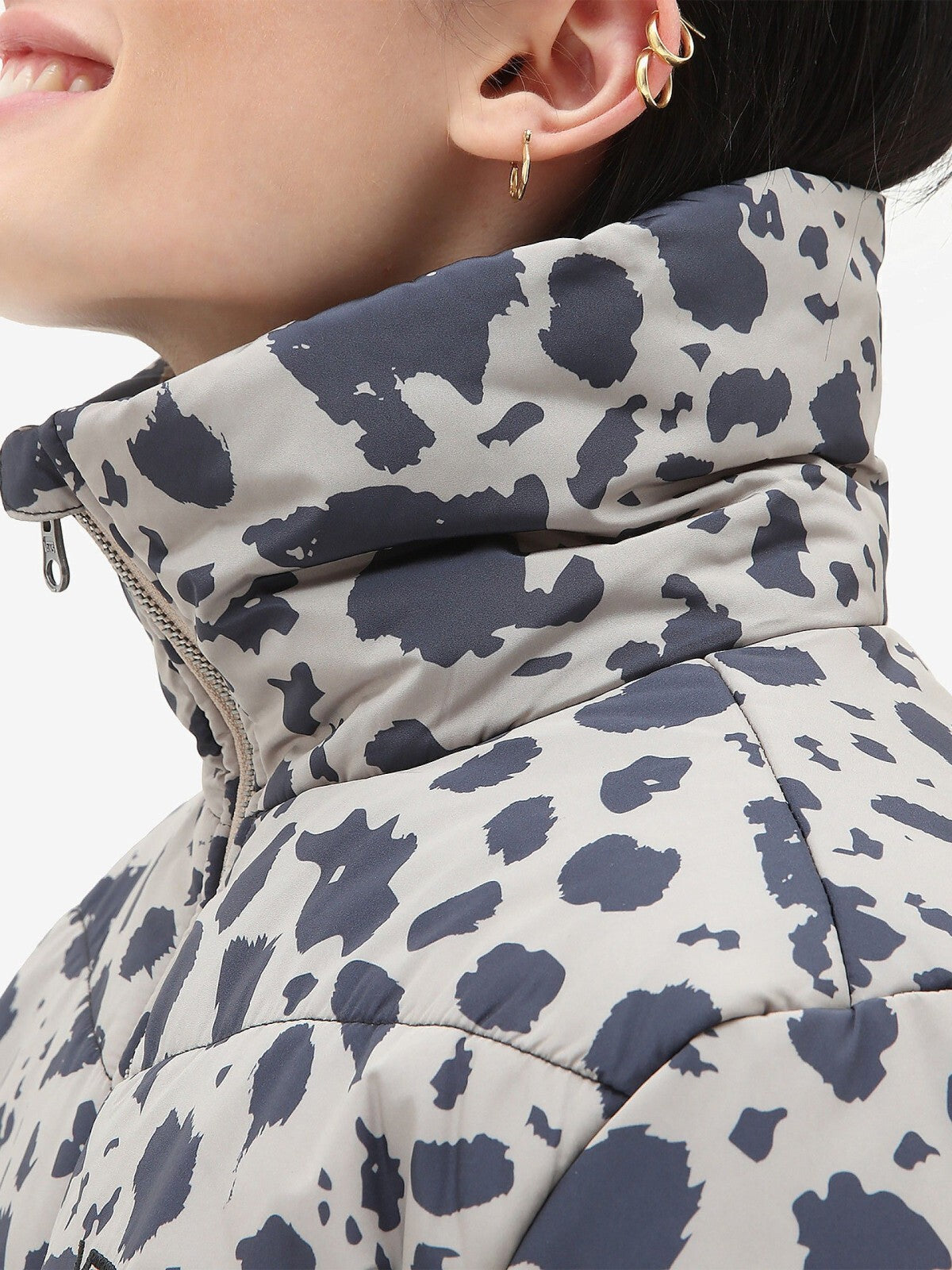 Vans Womens Foundry Print Mte Puffer Jacket / Black / RRP £120