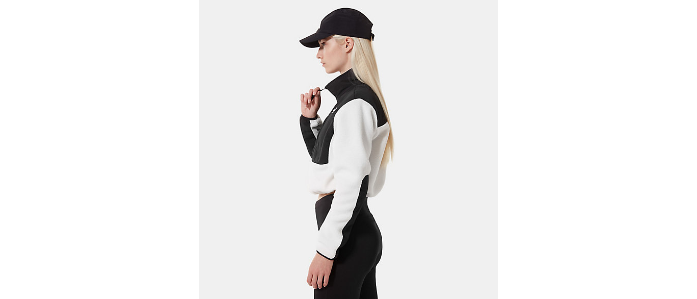 The North Face Women’s Crop Denali Jacket – Gardenia White Outerwear